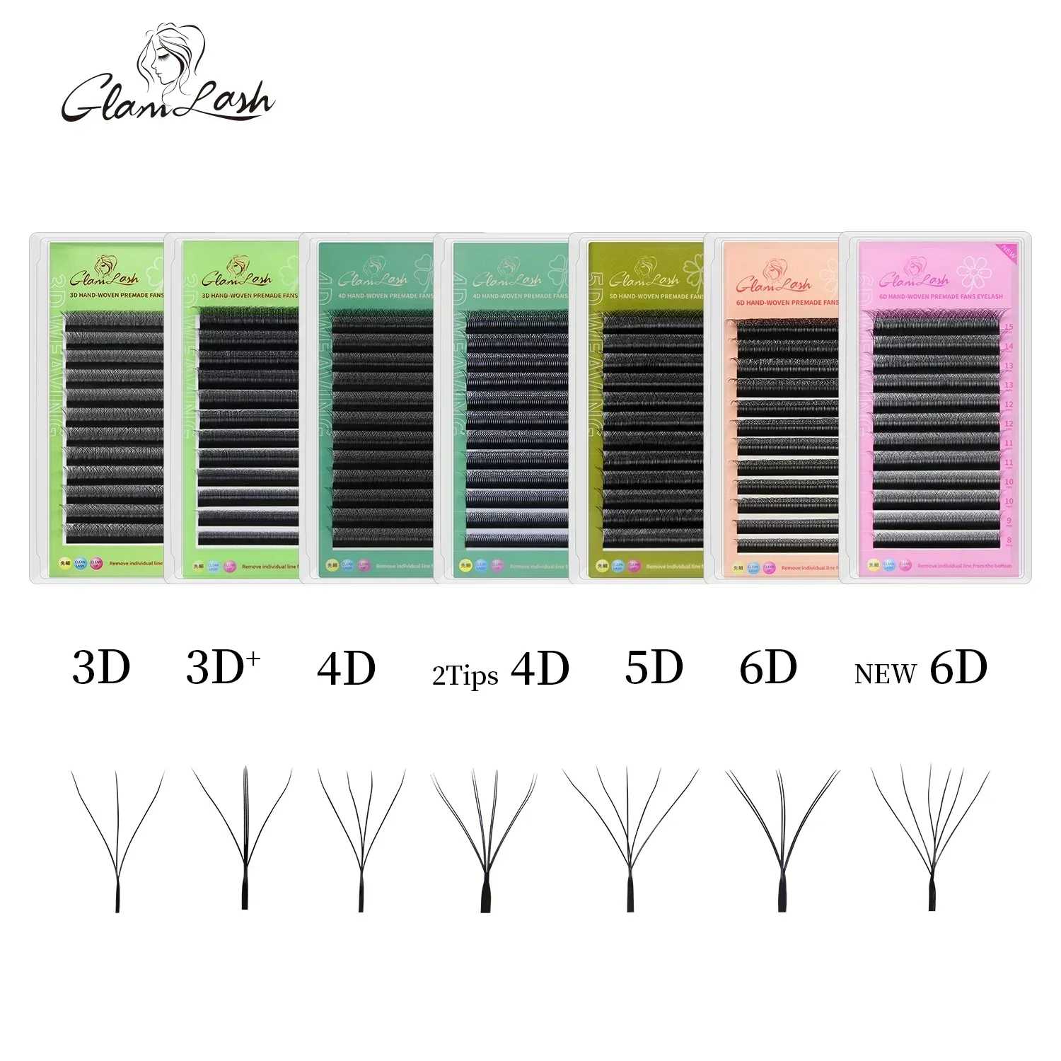 Lash Fan Volume - GLAMLASH W Vorm Bloom 3D 4D