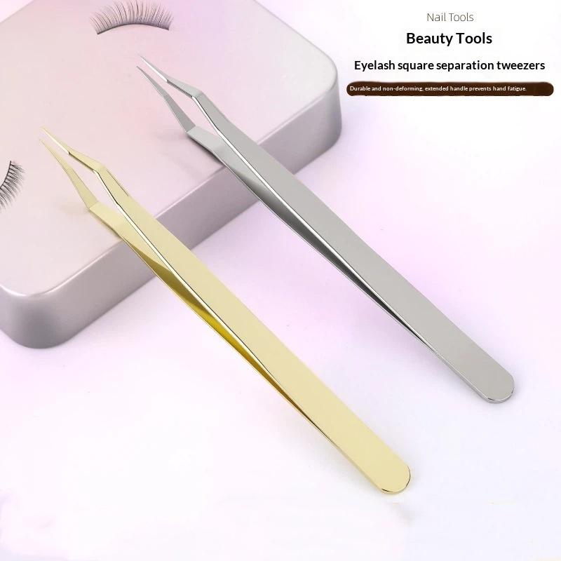 Eyelash Extension Salon - @*1 Set roestvrijstalen wimperverlenging pincetten antislip