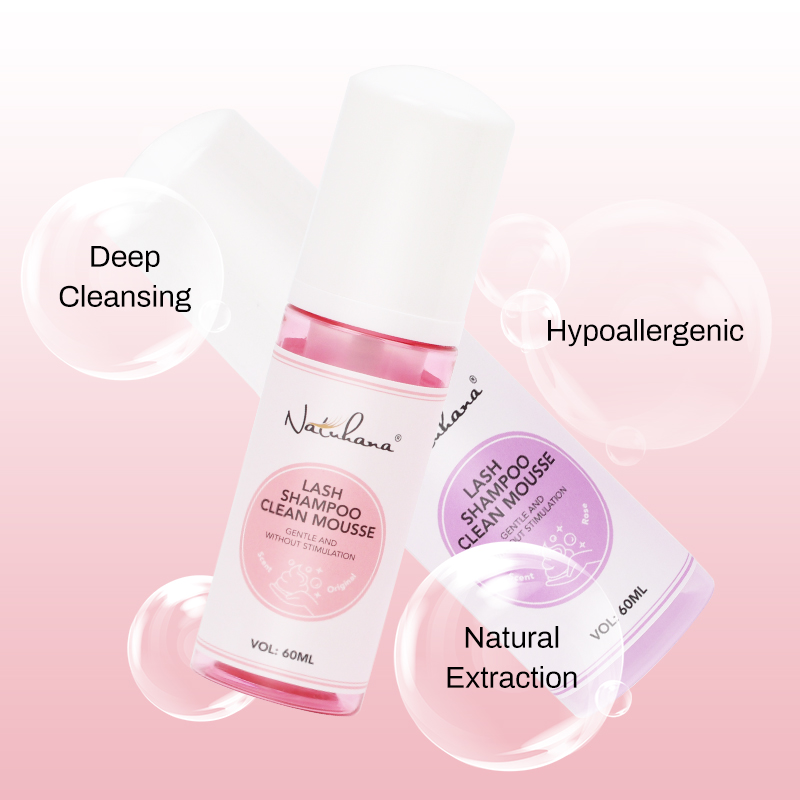 Eyelash Extension No 9 - NATUHANA 60ml Zachte Lash Cleansing Mousse