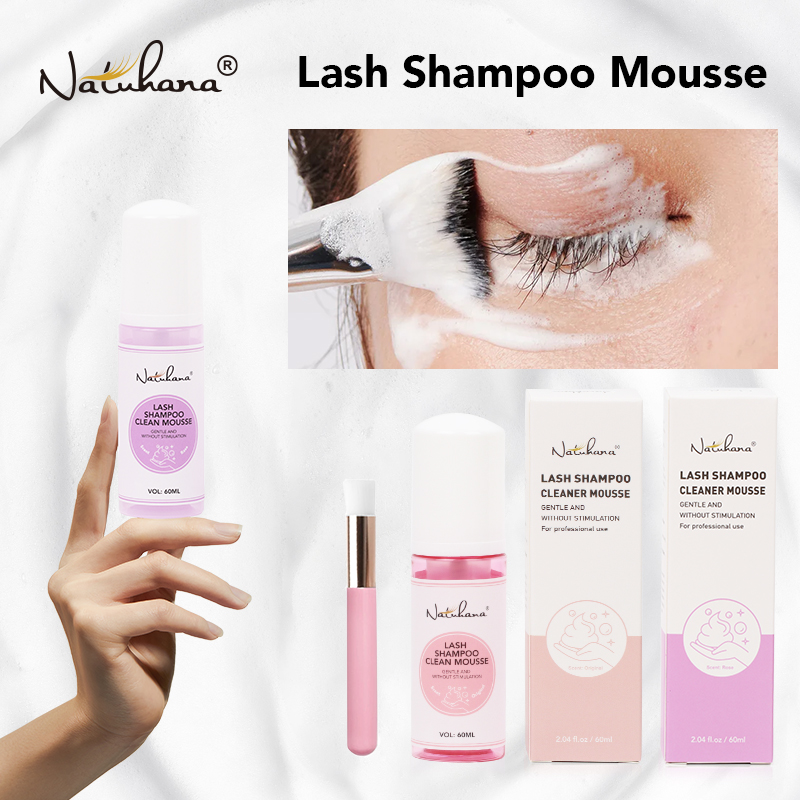 Eyelash Extension No 9 - Natuhana 60ml Wimperverlenging Shampoo Mousse Valse