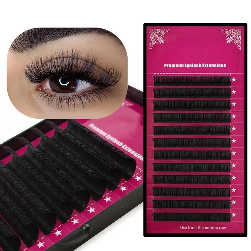 Eyelash Extension Volume - 【M】Wimperverlenging Individuele mixgrootte Minkwimpers Premium volumewimpers