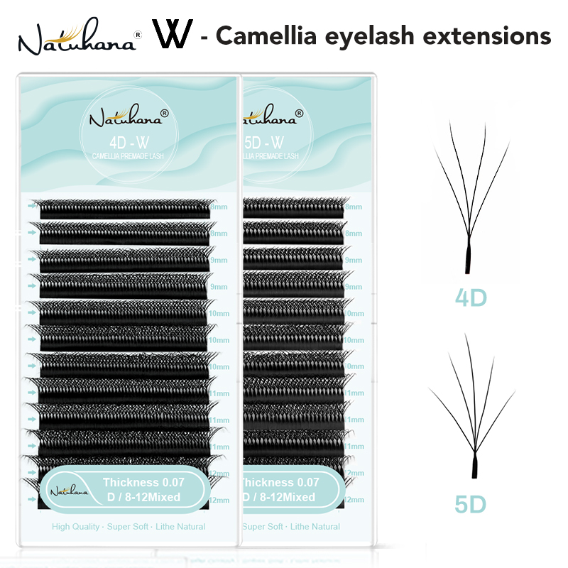 Lash Fan Volume - NATUHANA Camellia W Wimperextensions 3D 4D