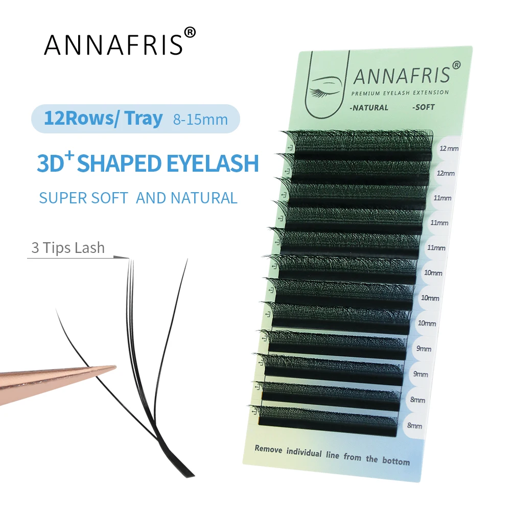 ANNAFRIS 3D W Drie Core Wimper - Lash Fan Volume recensie en prijs