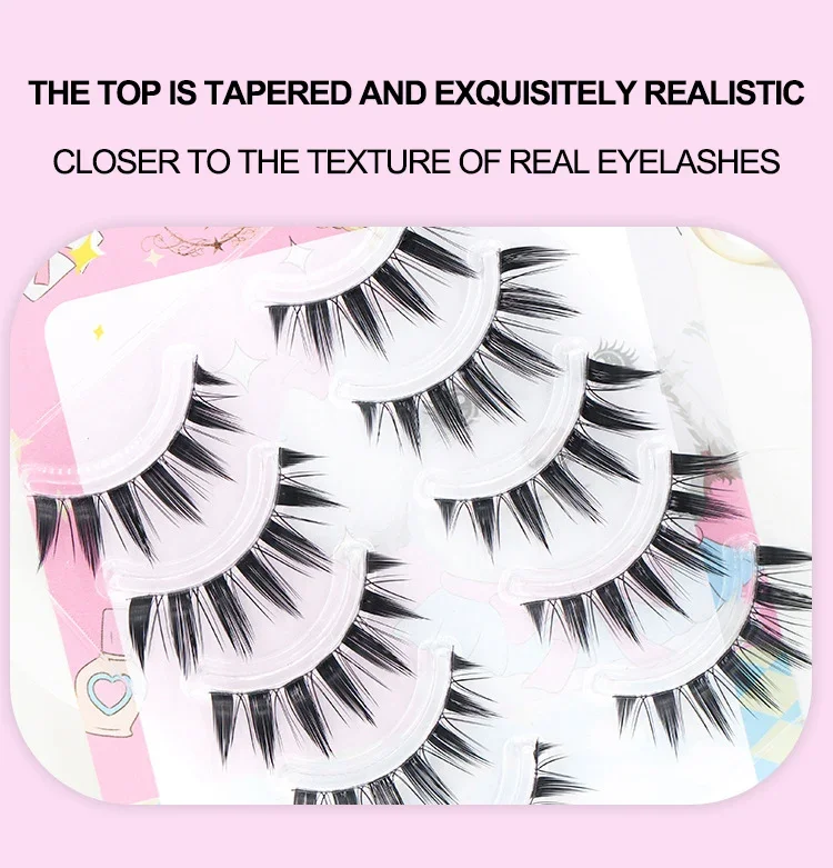 5-paar Manga Eye Een Vormige V - Eyelash Extension Douyin recensie en prijs