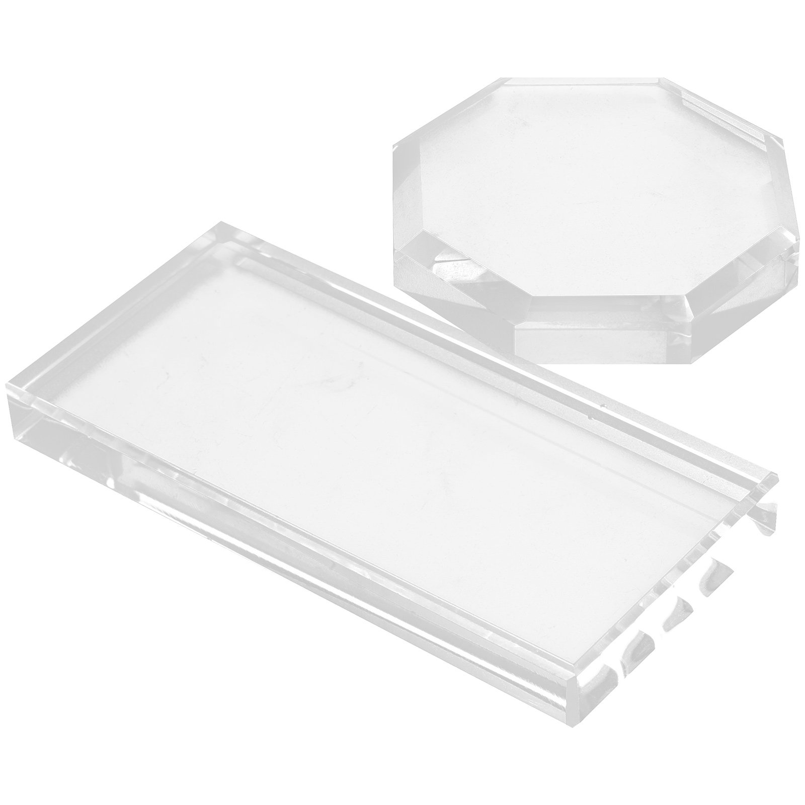 2 stuks glazen opbergbakjes vo - Eyelash Extension Salon recensie en prijs