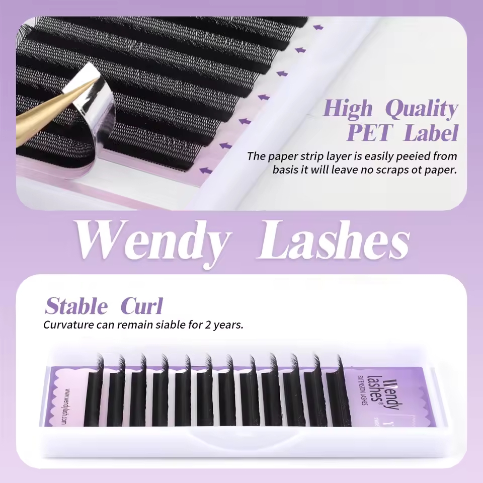 WENDY 2D YY-vorm C/D Curl Eyal - Lash Fan Volume recensie en prijs