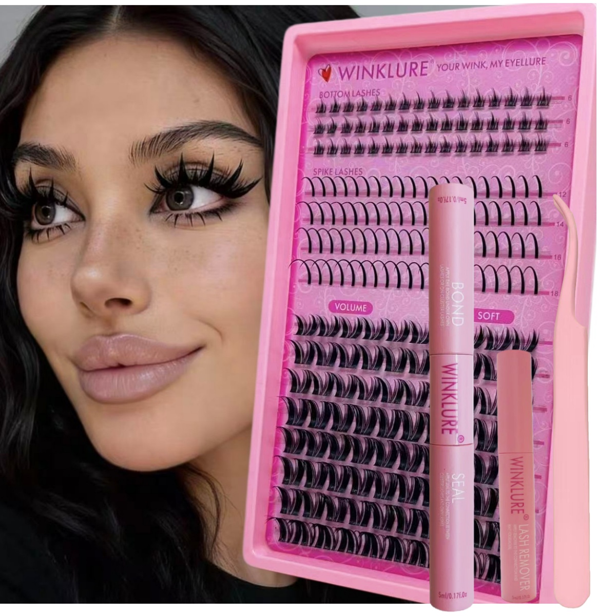 WINKLURE Fluffy Lash Clusters  - Eyelash Extension Volume recensie en prijs
