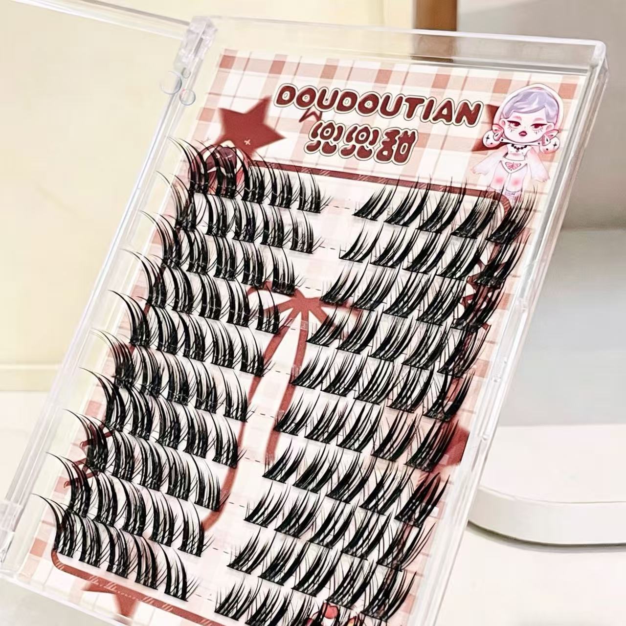 Doudoutian Fox-Style Winged Ey - Eyelash Extension Douyin recensie en prijs